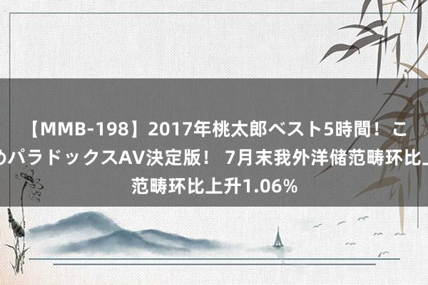 【MMB-198】2017年桃太郎ベスト5時間！これが見納めパラドックスAV決定版！ 7月末我外洋储范畴环比上升1.06%