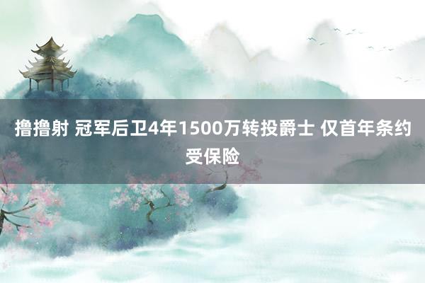 撸撸射 冠军后卫4年1500万转投爵士 仅首年条约受保险