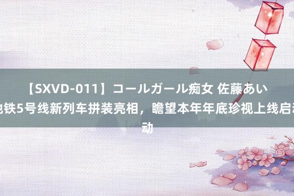 【SXVD-011】コールガール痴女 佐藤あい 地铁5号线新列车拼装亮相，瞻望本年年底珍视上线启动