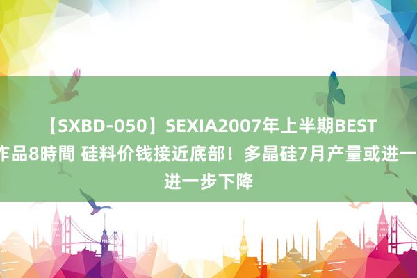 【SXBD-050】SEXIA2007年上半期BEST 全35作品8時間 硅料价钱接近底部！多晶硅7月产量或进一步下降